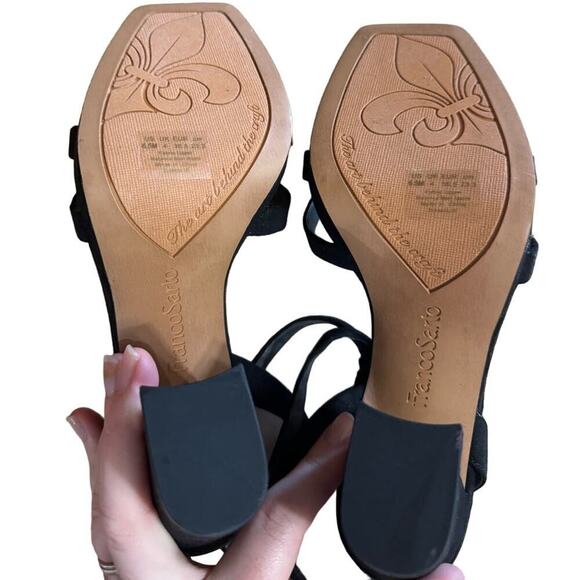 Franco Sarto NWOB Damilis Platform Sandal Heels In Black Size 6.5 - Picture 7 of 7